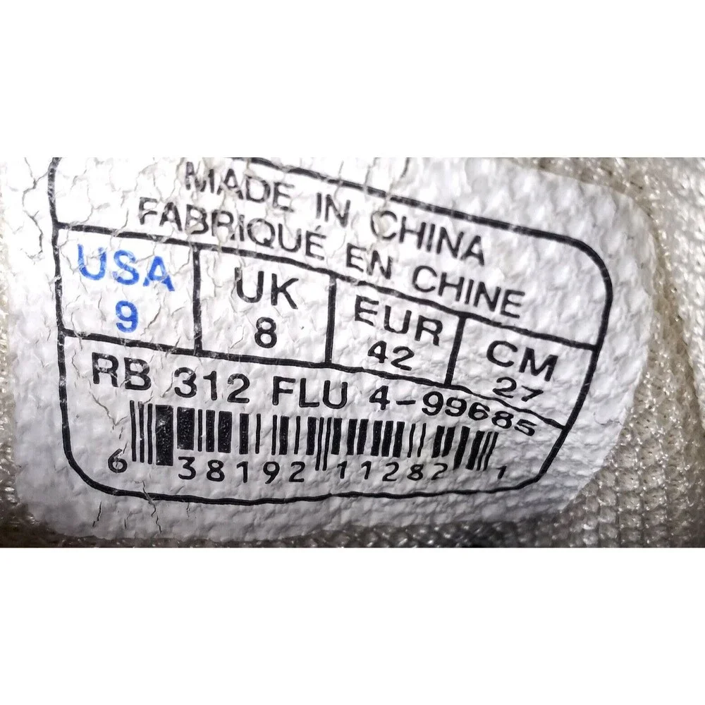Reebok Mad Talent Shoes Men's Size 9 Sneakers US NBA Athlete White Blue